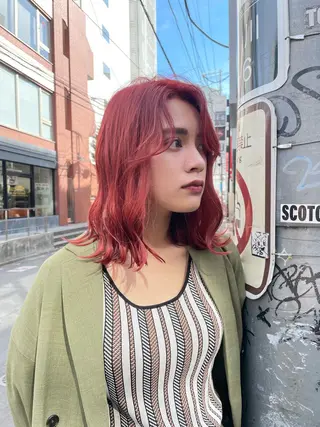 ミディアム ヤノ ユリカ   🥑のヘアスタイル