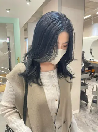 ミディアム 早瀬裕之 パーマのヘアスタイル