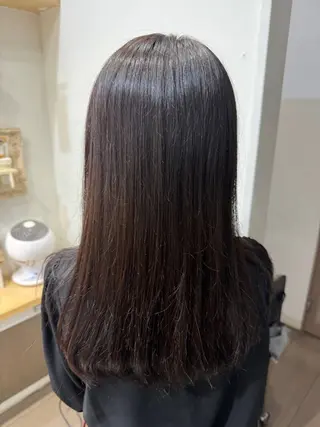 ロング カラー 大塚 しおりのヘアスタイル