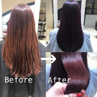 ロング ヤマダ ショウコのヘアスタイル