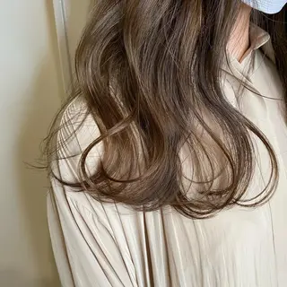 セミロング カラー ヘアアレンジ ネイル マツエク・マツパ 透明感カラー🫧ヘア セット🫧松本菜月の眉毛・アイブロウイメージ