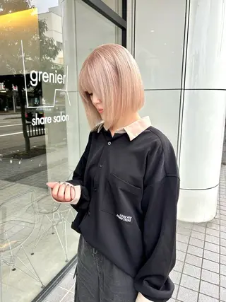 ミディアム カラー 一ノ瀬 暁のヘアスタイル
