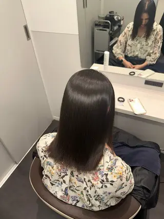 ミディアム 美髪特化✨ 伊織✨縮毛矯正✨のヘアスタイル