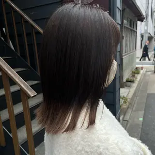 ミディアム カラー Túna° ROKKAKU St.所属・石間 優愛のヘアスタイル