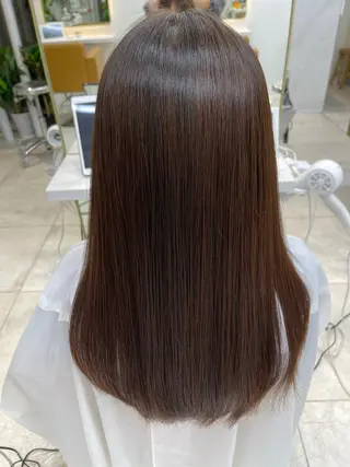 ロング 中顔面短縮 顔まわり新田大翔のヘアスタイル