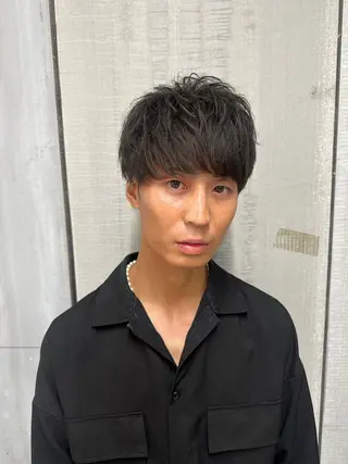 ショート メンズ TELA HAIR 副代表RIKUのヘアスタイル