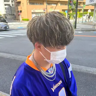 カラー メンズ 石川 歳也のヘアスタイル