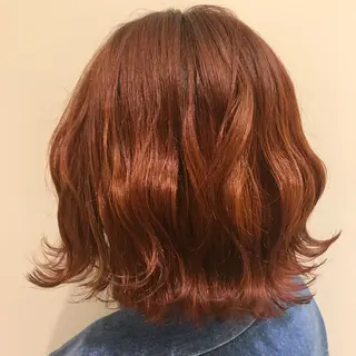 ミディアム カラー 鳥越 一希のヘアスタイル