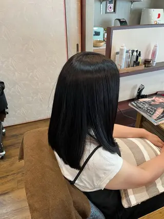 ミディアム パーマ 大人女子&髪改善専門 Nobuフリーランスのヘアスタイル