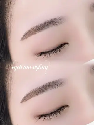 アイブロウ eye＋nano所属・韓国風束感まつ毛🩵 Nozomiの眉毛・アイブロウイメージ