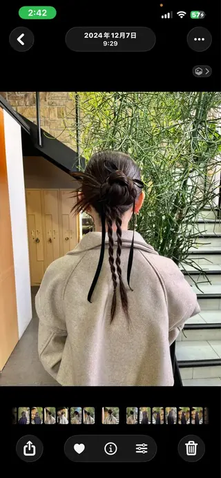 ロング ヘアアレンジ ヘアセット/透明感 カラー/あんりんのヘアスタイル