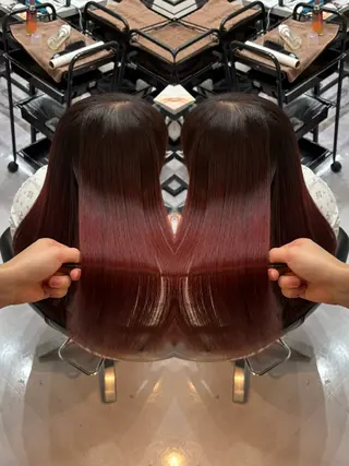 ロング カラー 🩵レイヤー✖︎ 髪質改善🩵リョウヤのヘアスタイル
