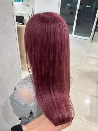 ロング カラー ハイトーン/ブリーチ 山崎 悠次のヘアスタイル