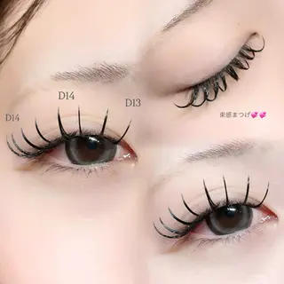 マツエク・マツパ Mell Yuuna ♡パリエク /束感のマツエク・マツパデザイン