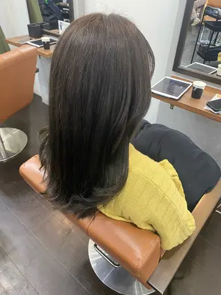 セミロング 🍒ᩚ名駅/艶髪 縮毛矯正/あゆ🍒ᩚのヘアスタイル