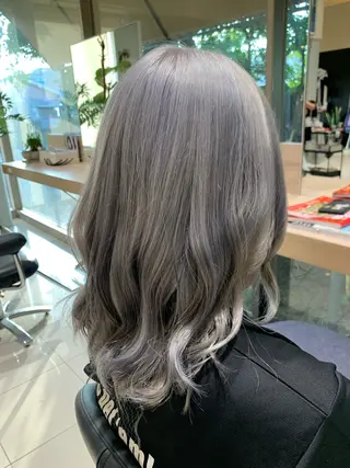 ミディアム レイヤー/韓国風/ 縮毛矯正/沖谷航のヘアスタイル