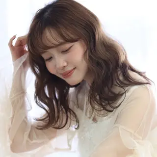 ロング パーマ 渡邉 優星のヘアスタイル