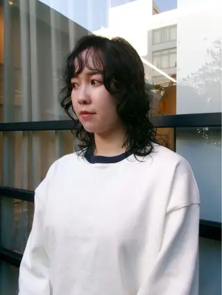 ショート パーマ KEI パーマ/レイヤーのヘアスタイル