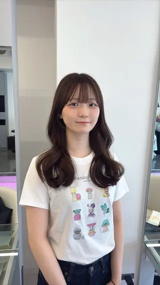 ロング カラー 透明感カラー/大阪 Rieのヘアスタイル