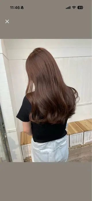 ロング カラー 盛れる艶カラー× レイヤーカット/咲来のヘアスタイル