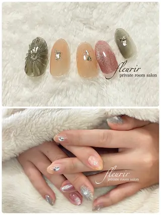 ネイル フルリール 【プライベートサロンのネイルデザイン