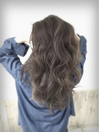 ショート ミディアム セミロング ロング カラー パーマ 加藤 琢也のヘアスタイル