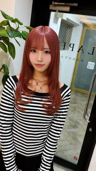 セミロング ✨ハイトーン/シール エクステ✨♠優羽のヘアスタイル