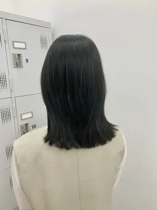 ミディアム カラー 本格ヘッドスパ🌿 ×ヘア 佐藤のヘアスタイル