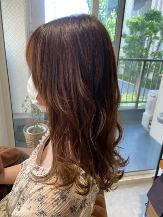 ロング 代表　しみず としやのヘアスタイル