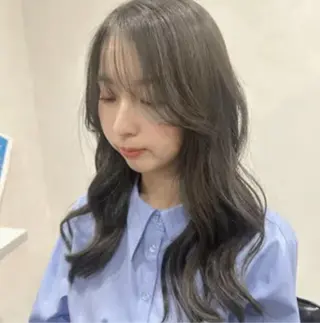 カラー ロング 中韓🇨🇳🇰🇷 トレンド&髪質改善のヘアスタイル