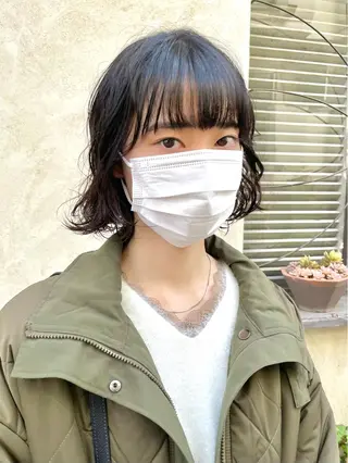 ショート パーマ 銀座No.1髪質改善 縮毛矯正/本木のヘアスタイル