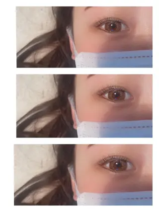 マツエク・マツパ ヘイリーブロウ　森川 怜奈のマツエク・マツパデザイン