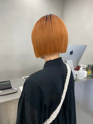 ショート カラー yuna/ボブカット /ハイトーンカラーのヘアスタイル