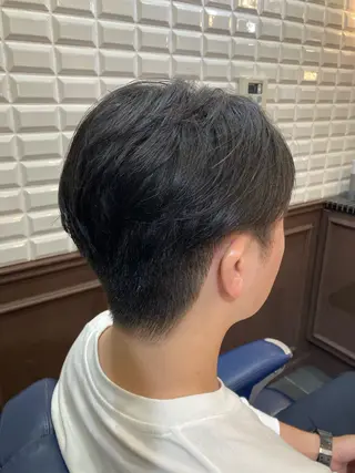 ショート メンズ ルピナス中田店長 山口大地のヘアスタイル
