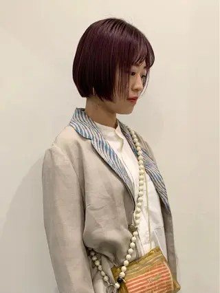 ショート 落合希 Olivebeigeのヘアスタイル