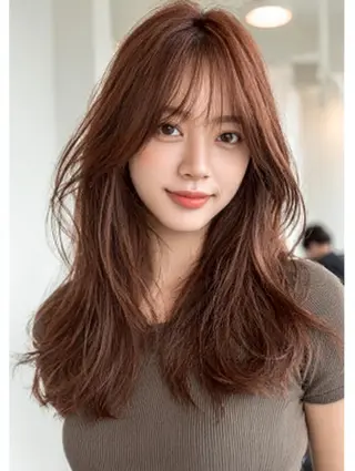 セミロング 生艶髪＆レイヤー🔔 渋谷お薦めNo.1✨のヘアスタイル
