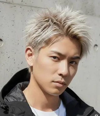 ショート カラー メンズ 👾坂田 天音👾のヘアスタイル