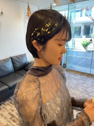 ショート ヘアアレンジ m ā l o.🌷 サカモトマイコのヘアスタイル