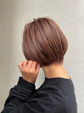 ショート カラー ブリーチカラー🌈 石垣翔太のヘアスタイル