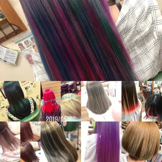 ミディアム kou艶髪師色髪師 こう 艶髪師色髪師のヘアスタイル