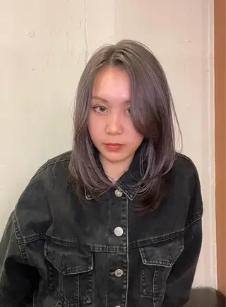 ミディアム たかはし はるかのヘアスタイル