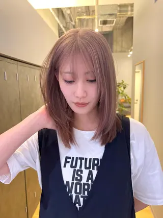 ミディアム GIEN NU茶屋町+所属・荒金 昴のヘアスタイル