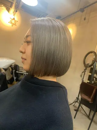 ミディアム 渋谷レイヤーカット❌ 縮毛矯正専門/武田涼のヘアスタイル