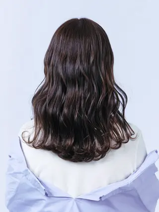 ロング カラー 大人レイヤー& 透明感カラー💄のヘアスタイル