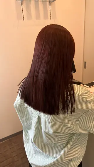 ロング 麻柄 純也のヘアスタイル