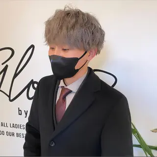 ショート glowm店長 加藤翔太のヘアスタイル