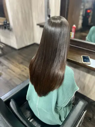 セミロング 韓国風艶髪✨ 高松静香☑️のヘアスタイル