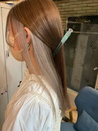 ミディアム カラー ✂️大門 巧✂️ LAFF心斎橋店のヘアスタイル