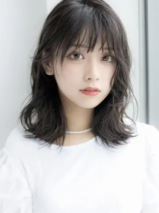 ミディアム カラー POCKET 高崎店🇰🇷のヘアスタイル