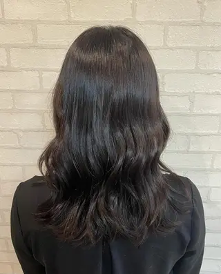 セミロング カラー 🐤 ゆい🐓のヘアスタイル